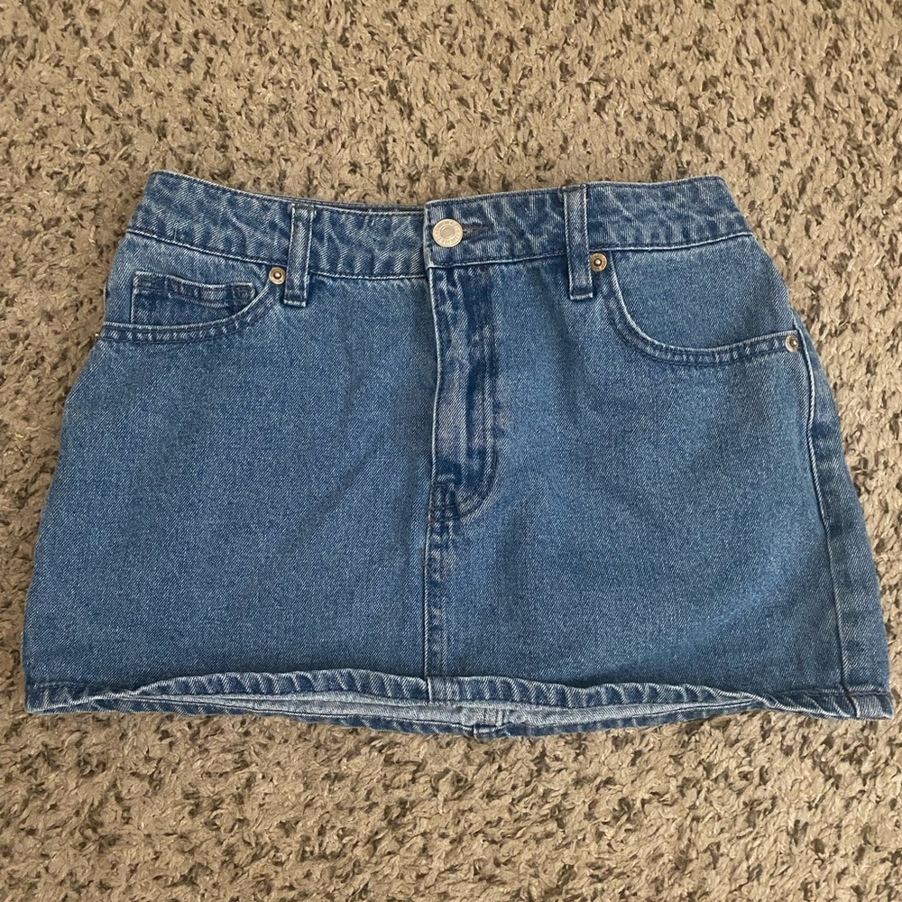 Forever 21 Classic Blue Denim Skirt